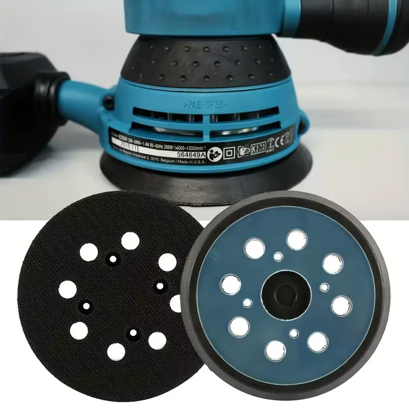 Disque abrasif de ponçage de 125 mm (5 pouces) à 8 trous