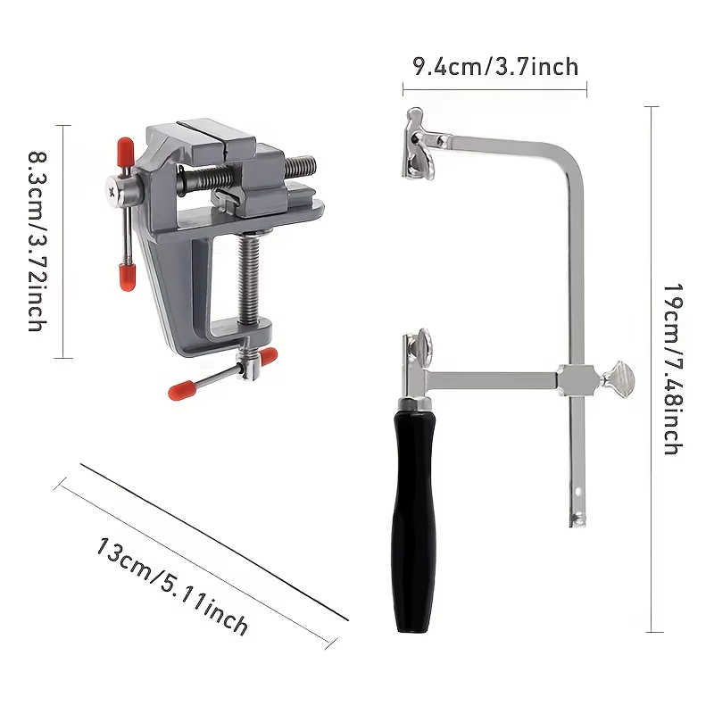 Kit d'outils professionnels pour scie à bijoux avec cadre
