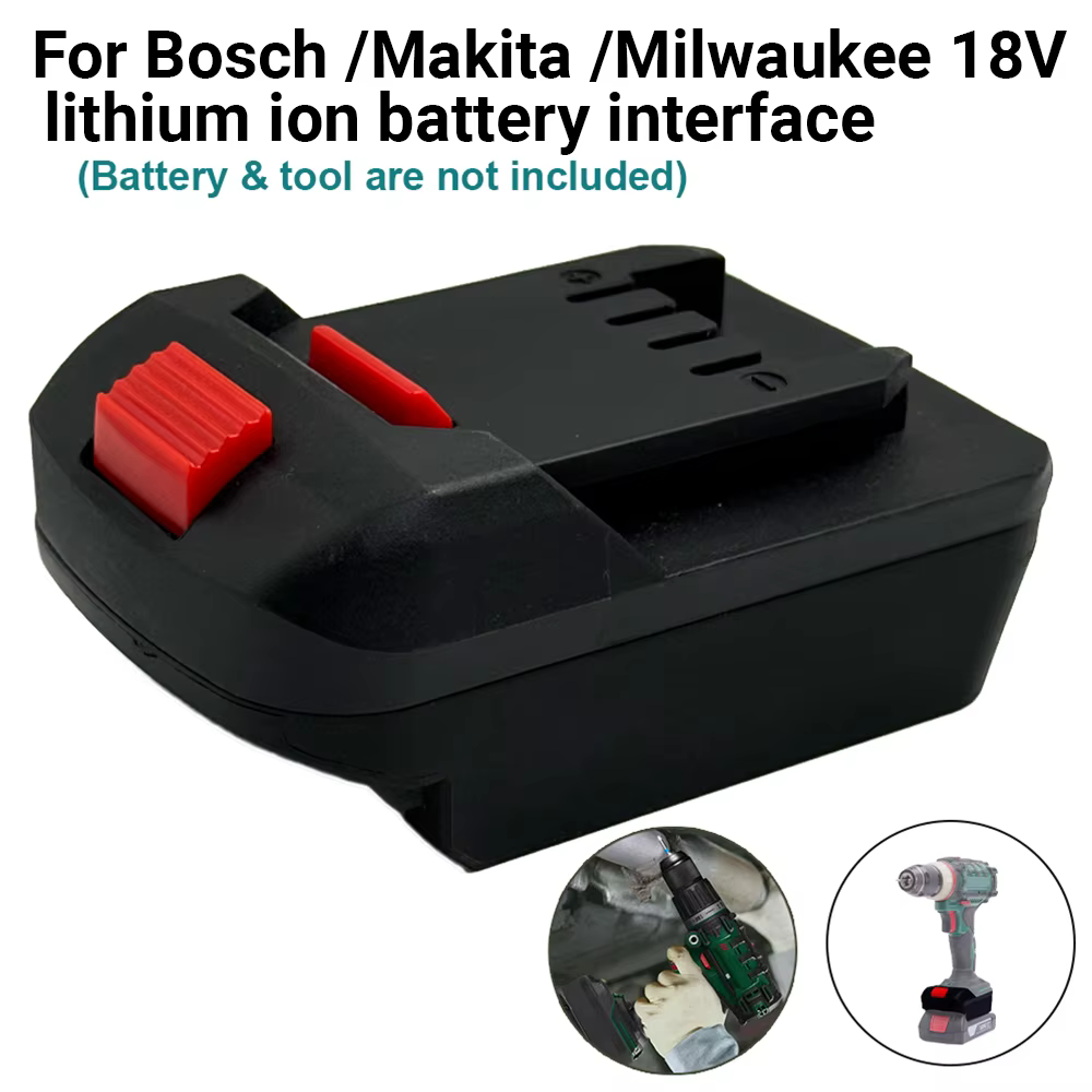 Adaptateur pour outils Li-ion Lidl Parkside X20V pour Milwaukee/Bosch/Makita