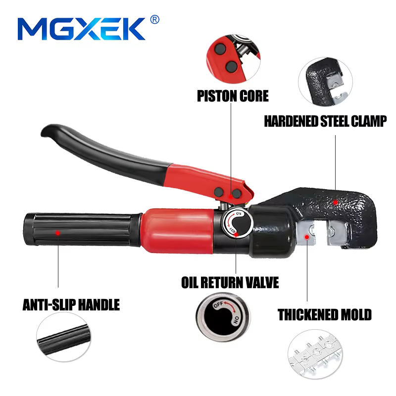 Pince à sertir hydraulique MGXEK YQK-70 pour cosses de câble 4-70mm² – Outil de compression 6T – Outils hydrauliques domestiques