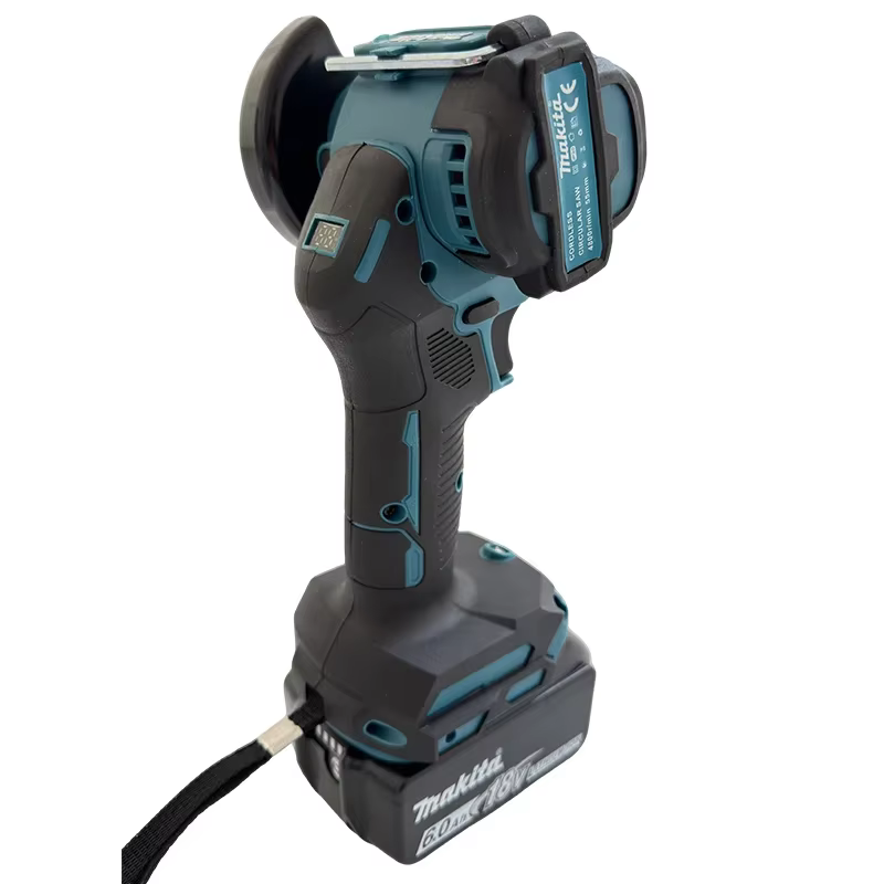 Mini meuleuse d'angle sans balais Makita 18V avec affichage numérique