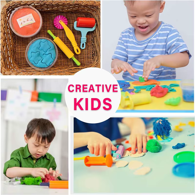 Kit d'outils de pâte de jeu amusant pour enfants