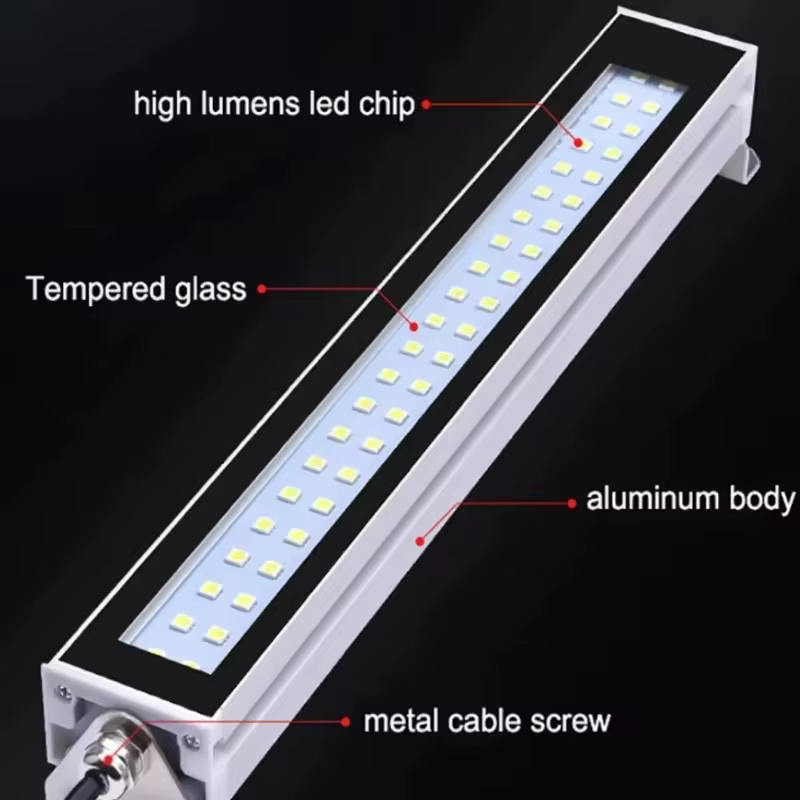 220 V/24 V Led Machine-outil lampe de travail étanche à l'huile