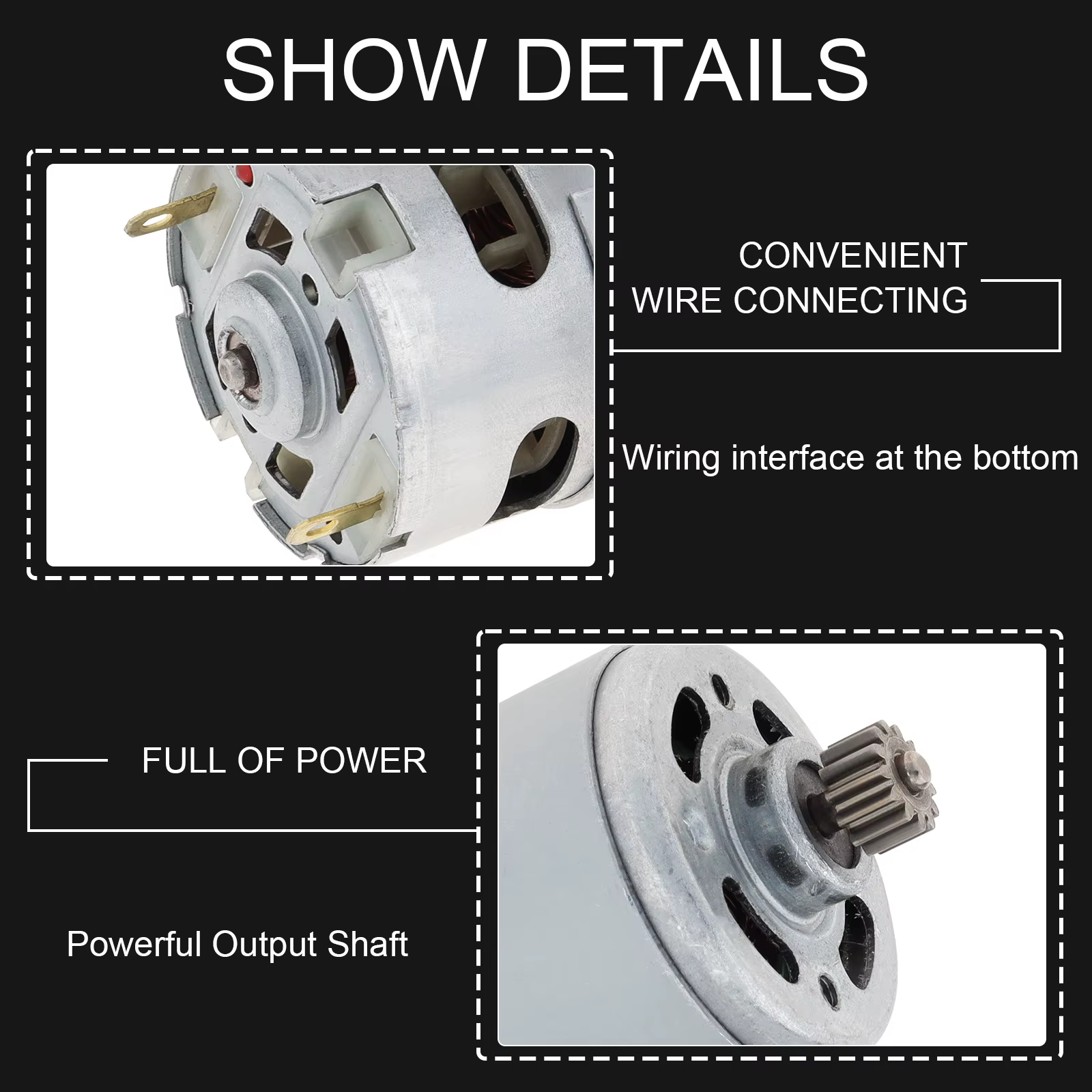 13 Dents 18V DC Moteur Micro