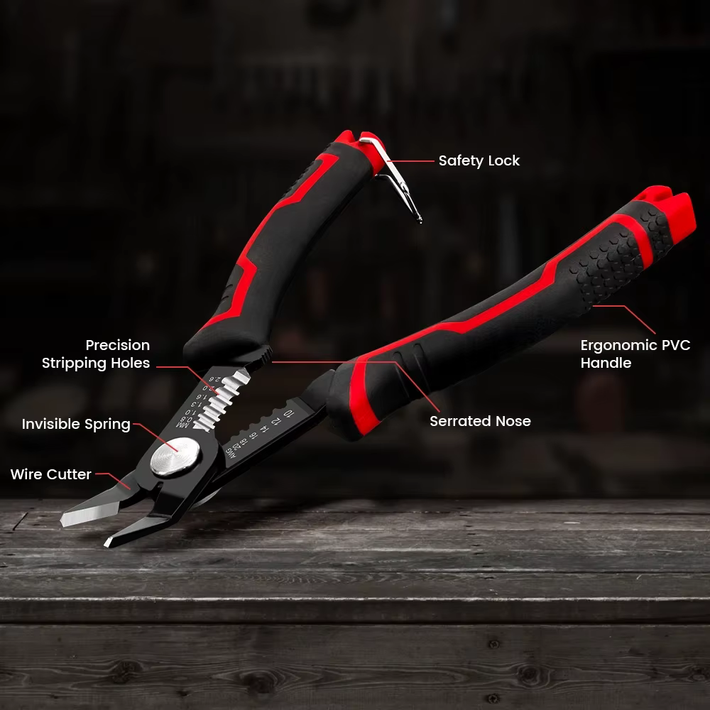 Pince à dénuder multifonctionnelle, outils de coupe automatique, pince à sertir les câbles, outils de réparation pour électriciens