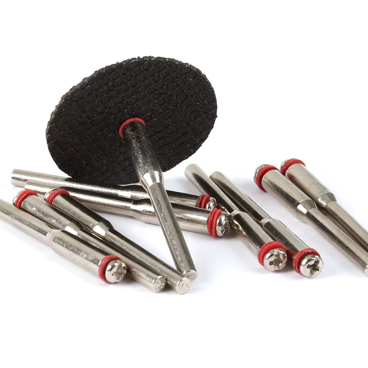 DRELD 10 pièces 3.175mm mandrins de disque de coupe roue de polissage mandrin support