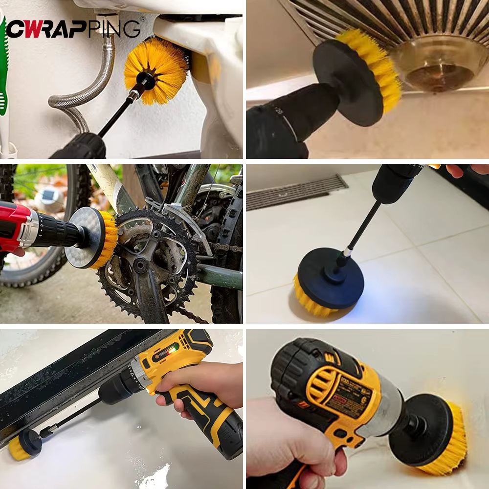 Ensemble de brosses pour perceuse électrique