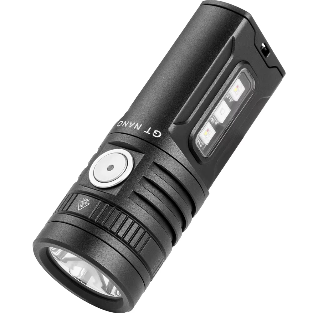 Mini lampe de poche multifonction avec LED UV RGB Lumintop GT NANO V6.0 720 lumens 410 mètres avec queue magnétique TYPE USB