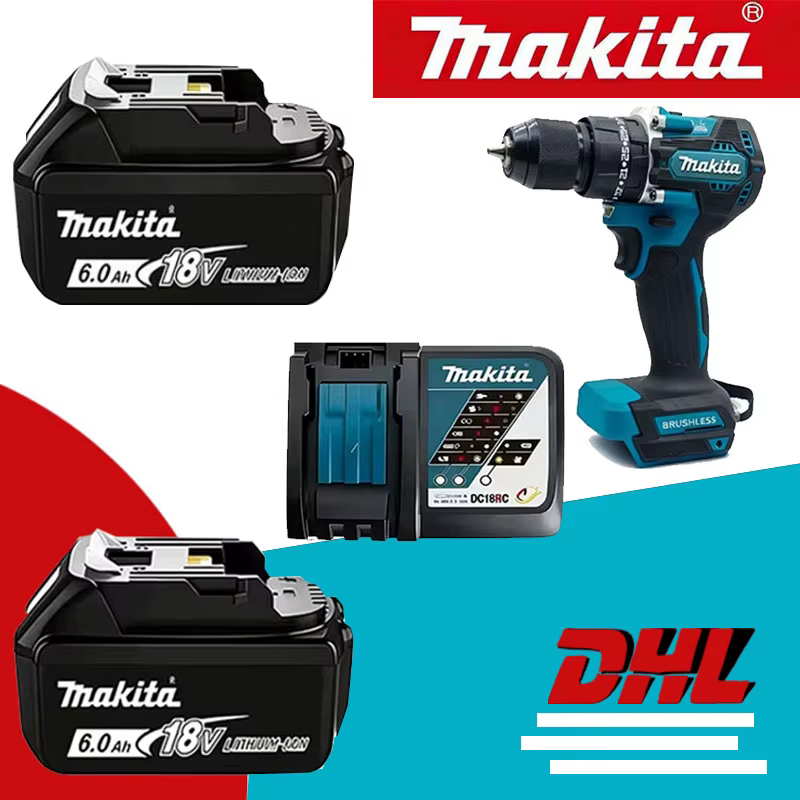 Batterie d'outil puissante 100% originale neuve 18V Makita 5Ah 6Ah 9Ah + chargeur