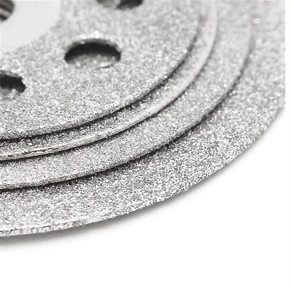Disque de coupe diamanté avec mandrin pour outils rotatifs Dremel