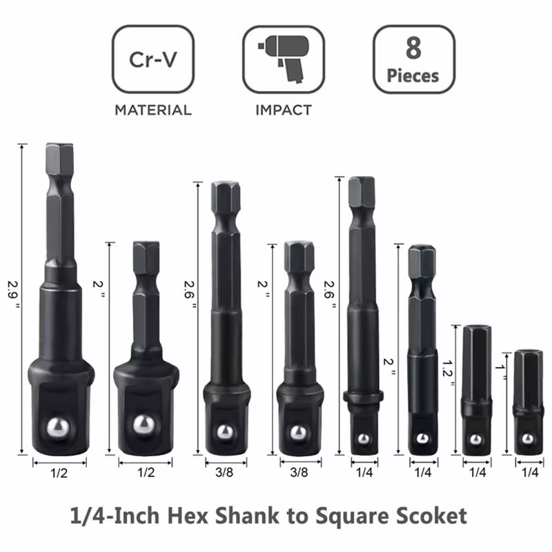 Adaptateur de douille à percussion et réducteur