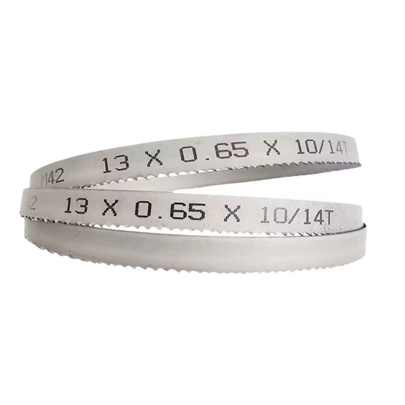 Lame de scie à ruban bimétallique m42 1440x13x0.65mm 10/14TPI 6T 8/12T 14T pour couper le métal et le bois