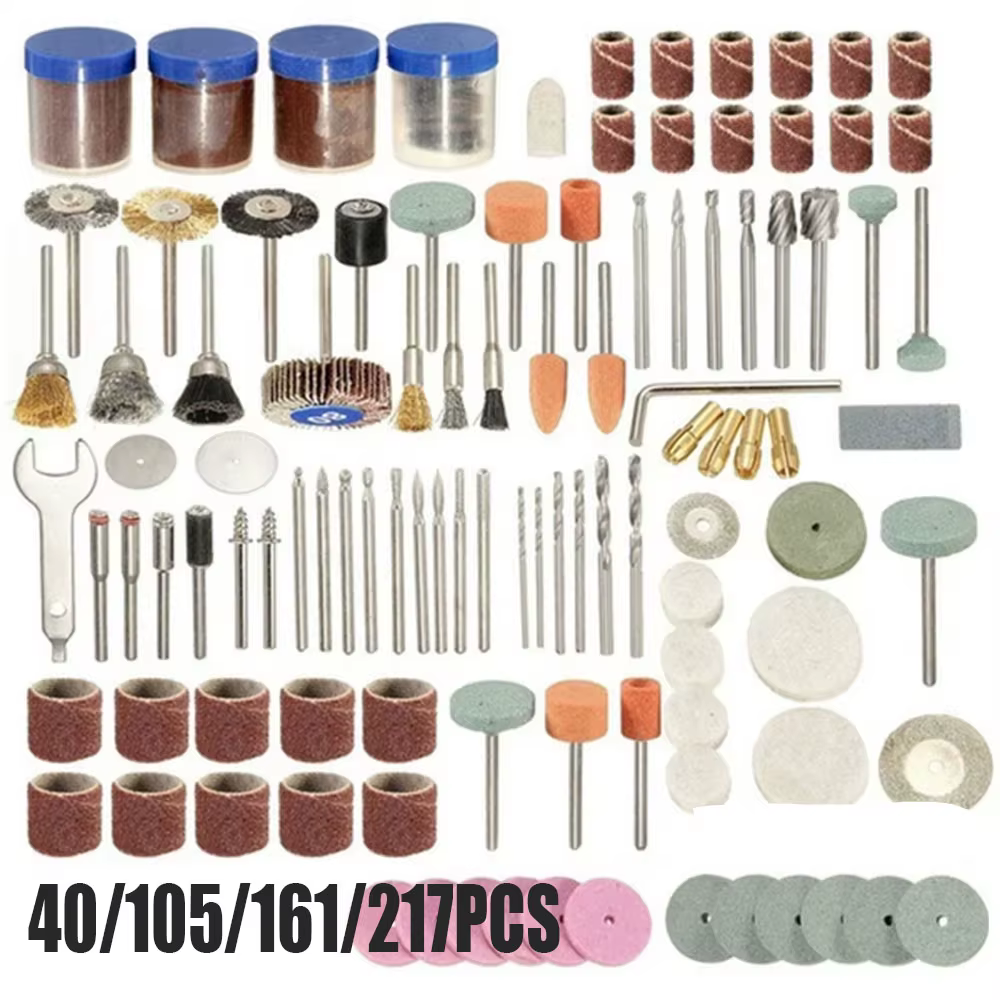 Ensemble d'accessoires pour outils rotatifs pour perceuses électriques