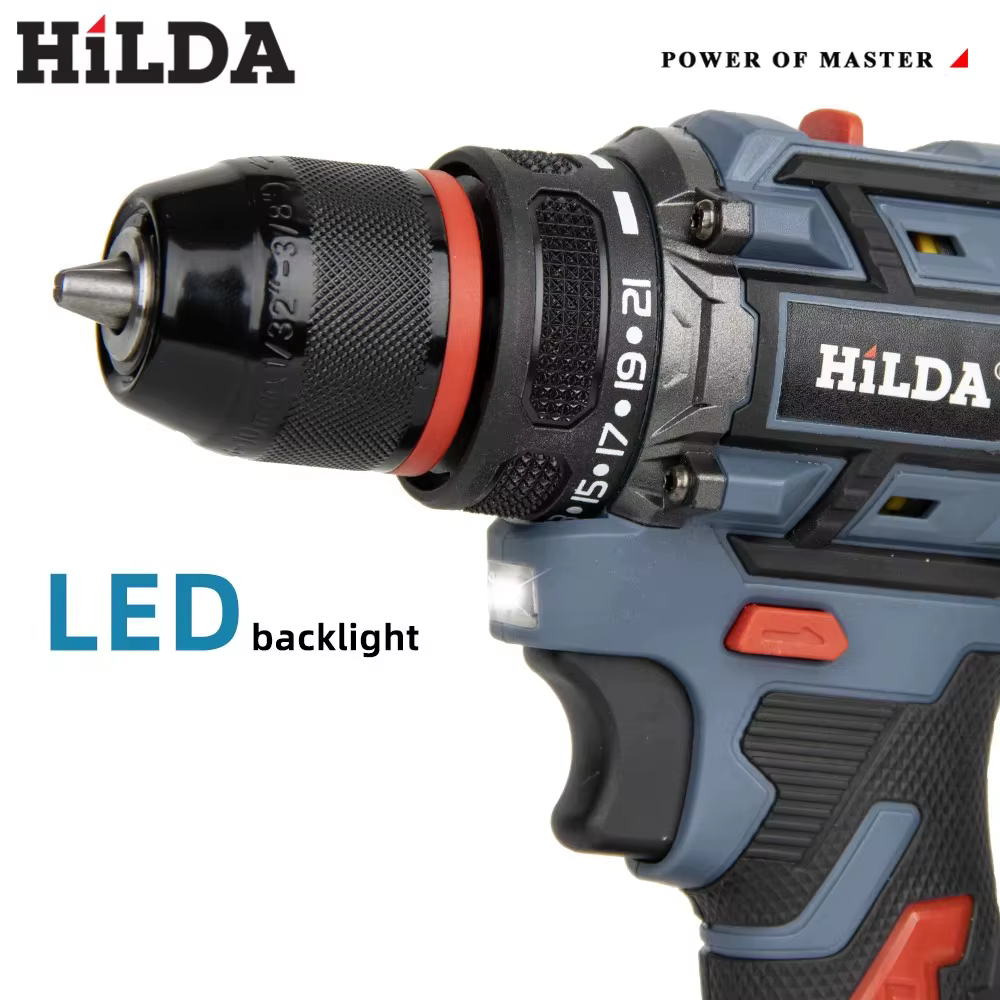 HILDA perceuse électrique professionnelle sans fil