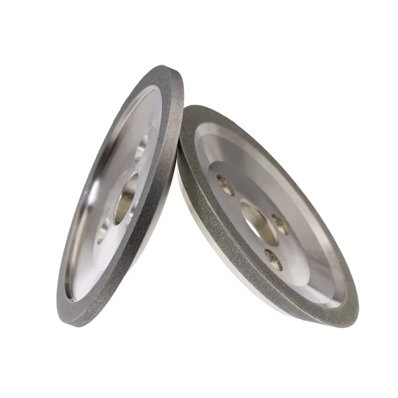Disque abrasif SDC pour meuleuse d'angle en métal au carbure, diamant 125mm, 3 trous, en forme de papillon, Grits100 ~ 600