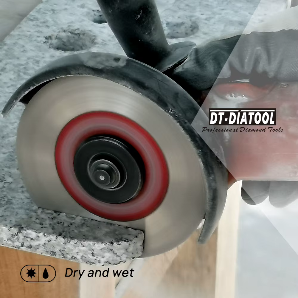 DIATOOL Hexgon Double face 4.5/5 "scie circulaire diamant