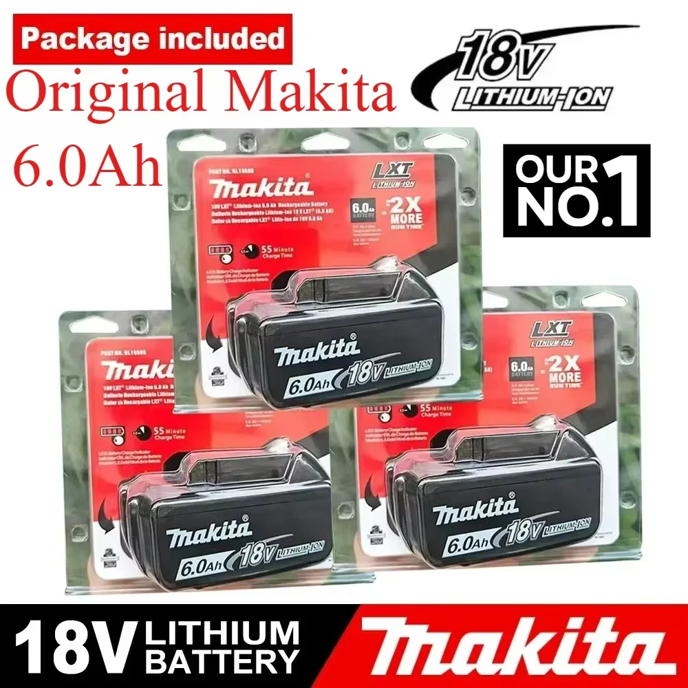 🤙 100% véritable Makita 6Ah pour batterie