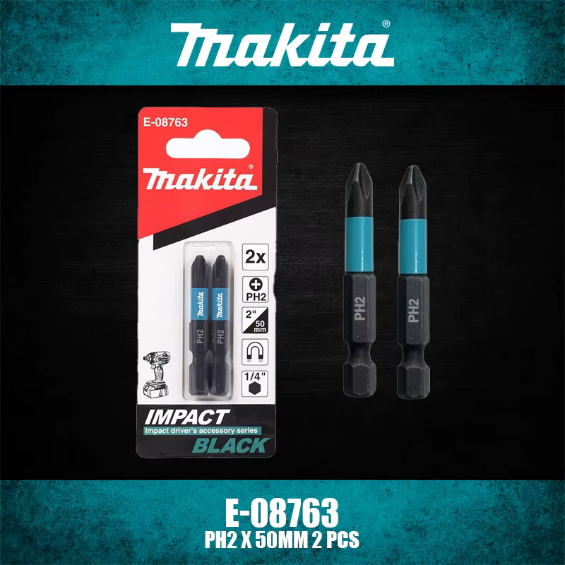 Makita Impact Black Screwdriving Drill Drive Bit Driving Set Power Tool Driver
