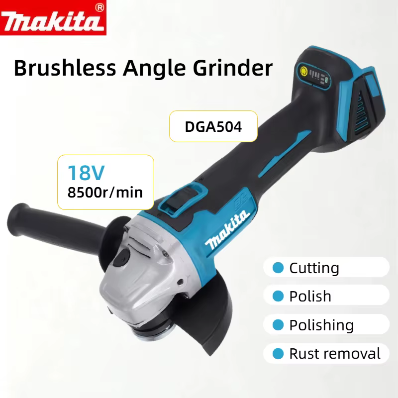 Kit de meuleuse d'angle sans fil Makita DGA504 18V | 125 mm pour la découpe
