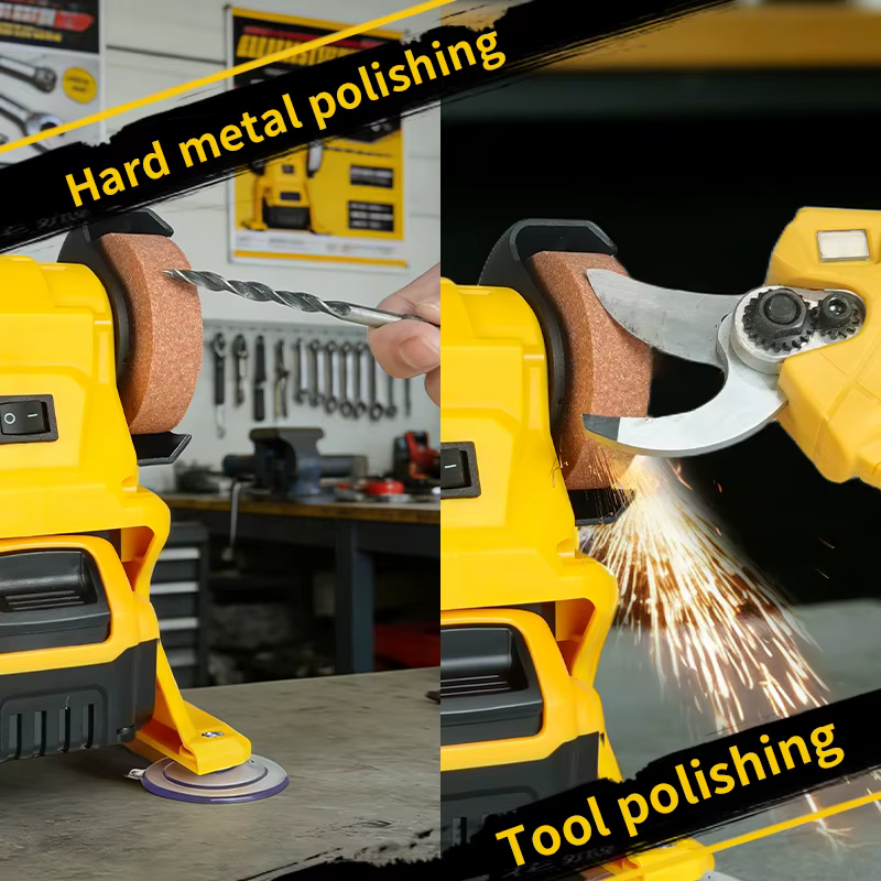 Meuleuse électrique sans fil Electric Goddess 150W pour le métal, le bois, la pierre, le polissage des couteaux, outil de meulage compatible avec la batterie Dewalt 20V