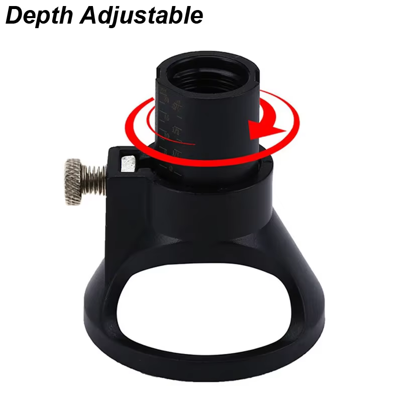 Guide de fixation pour fraise rotative