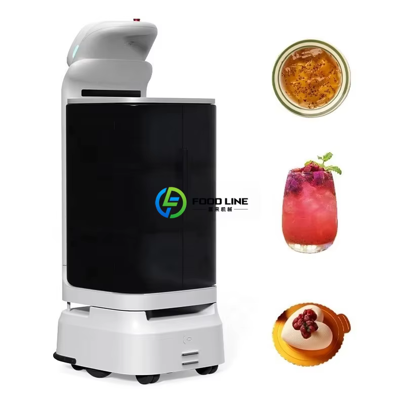 Robot de livraison de nourriture multi-plateaux, robot serveur intelligent pour la restauration, les hôtels et les cantines