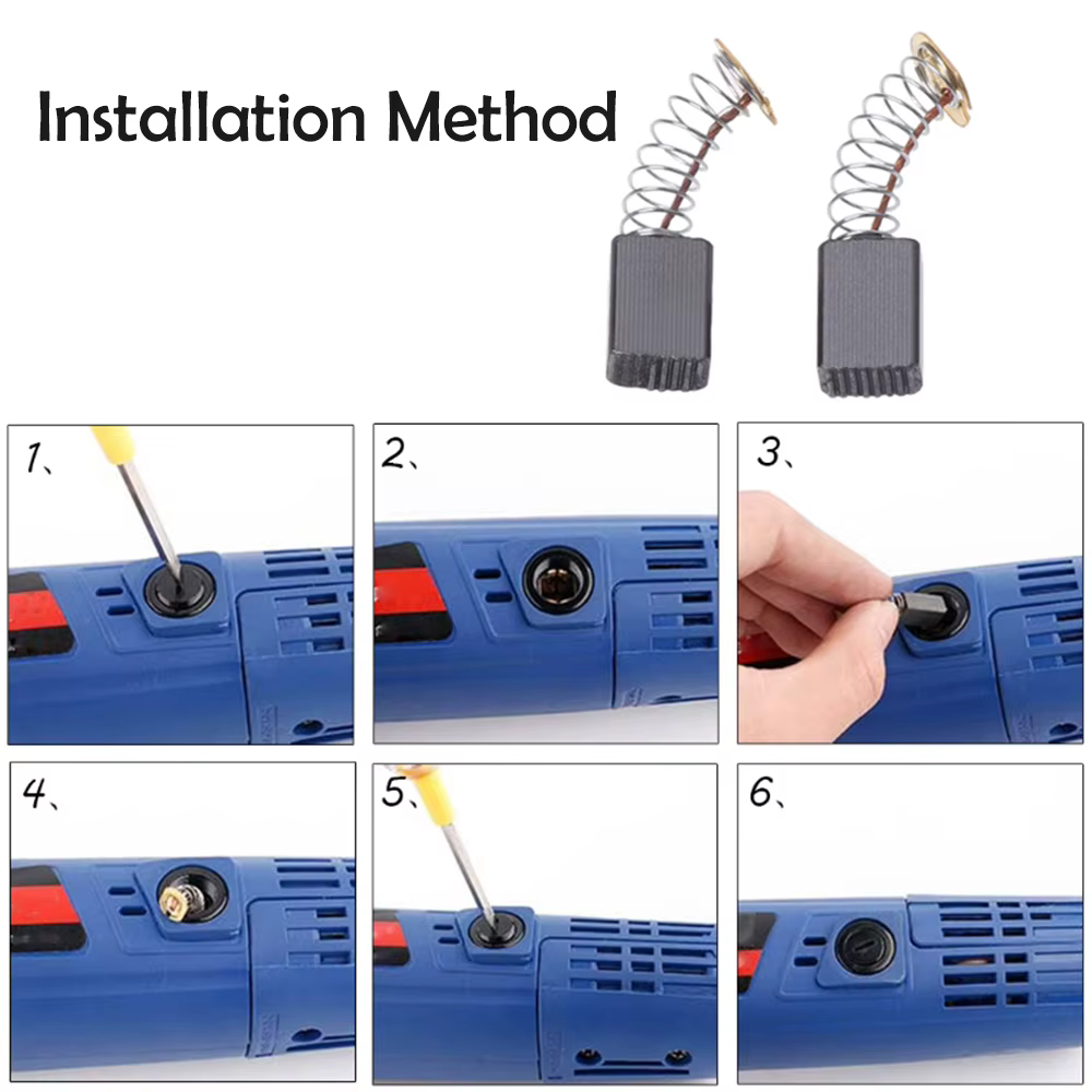 Balais de carbone pour moteur électrique