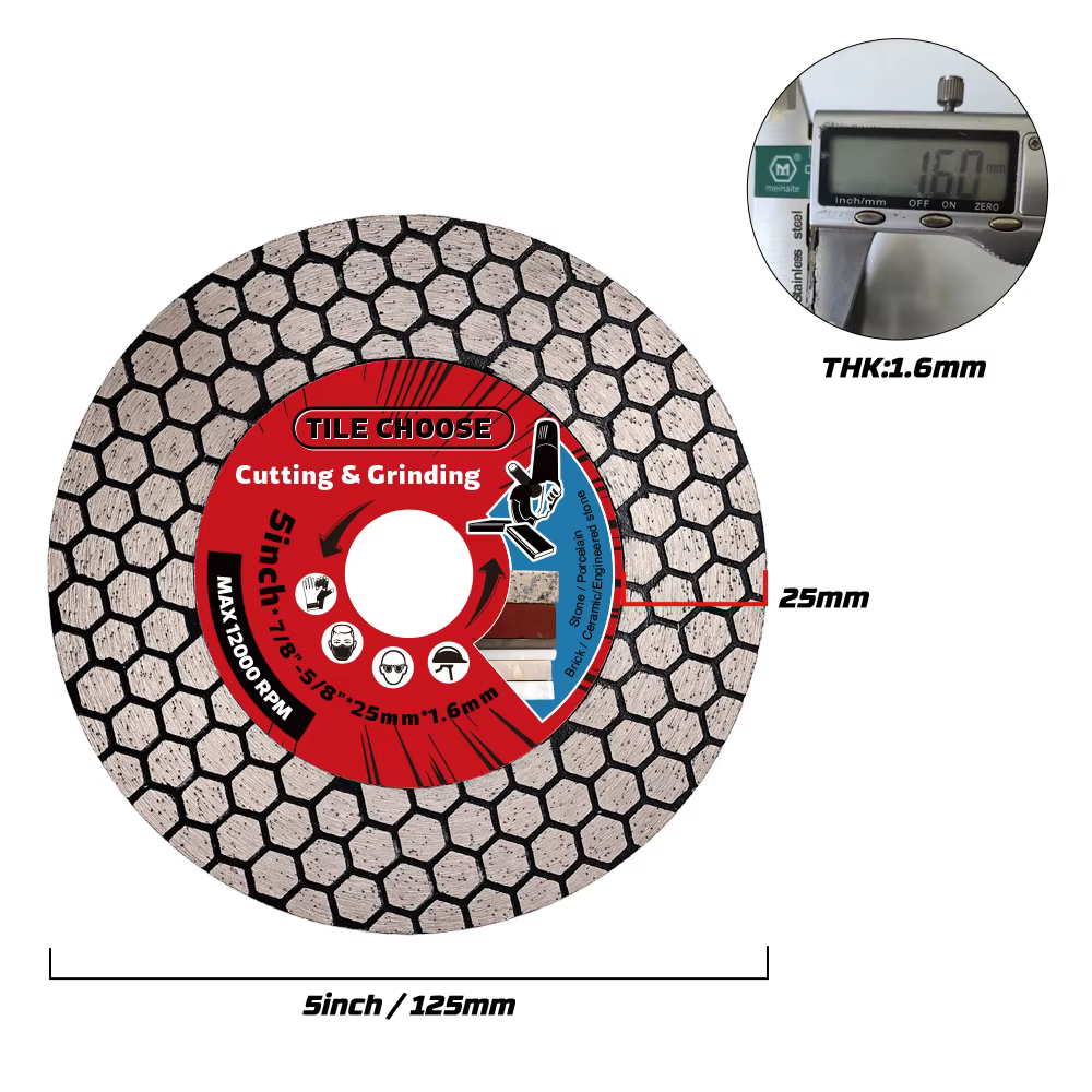 Lame de diamant D115mm/125mm