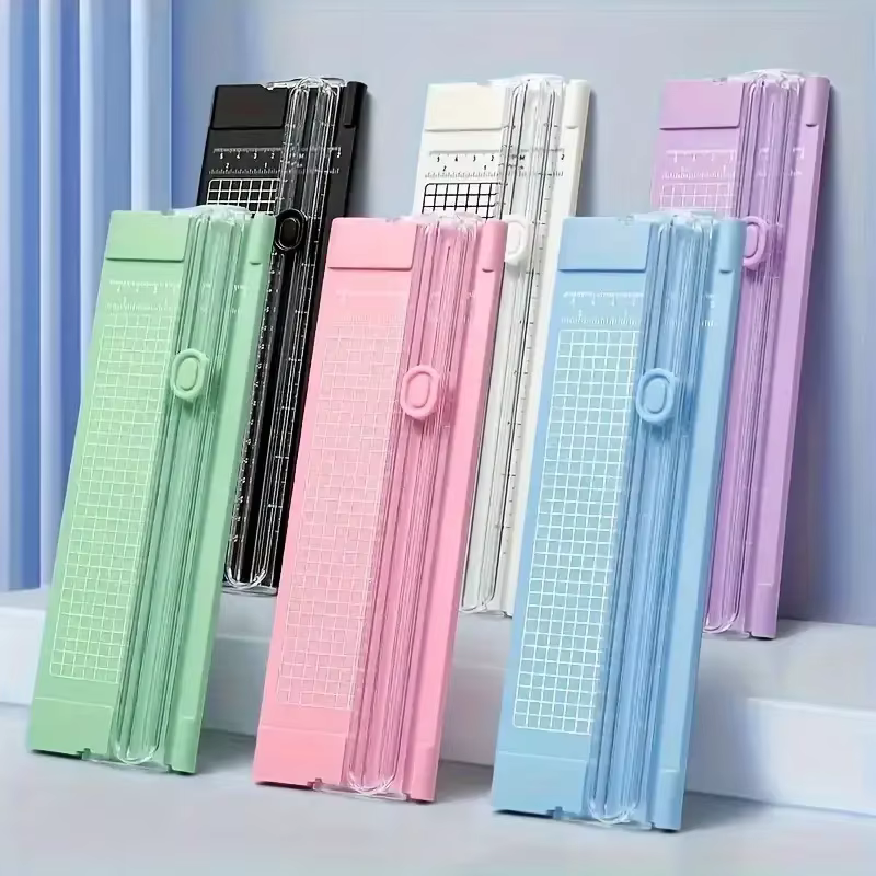 Coupe-papier de rentrée scolaire – Ciseaux élégants A4/A5 pour scrapbooking, bureau et artisanat, outil durable toutes saisons