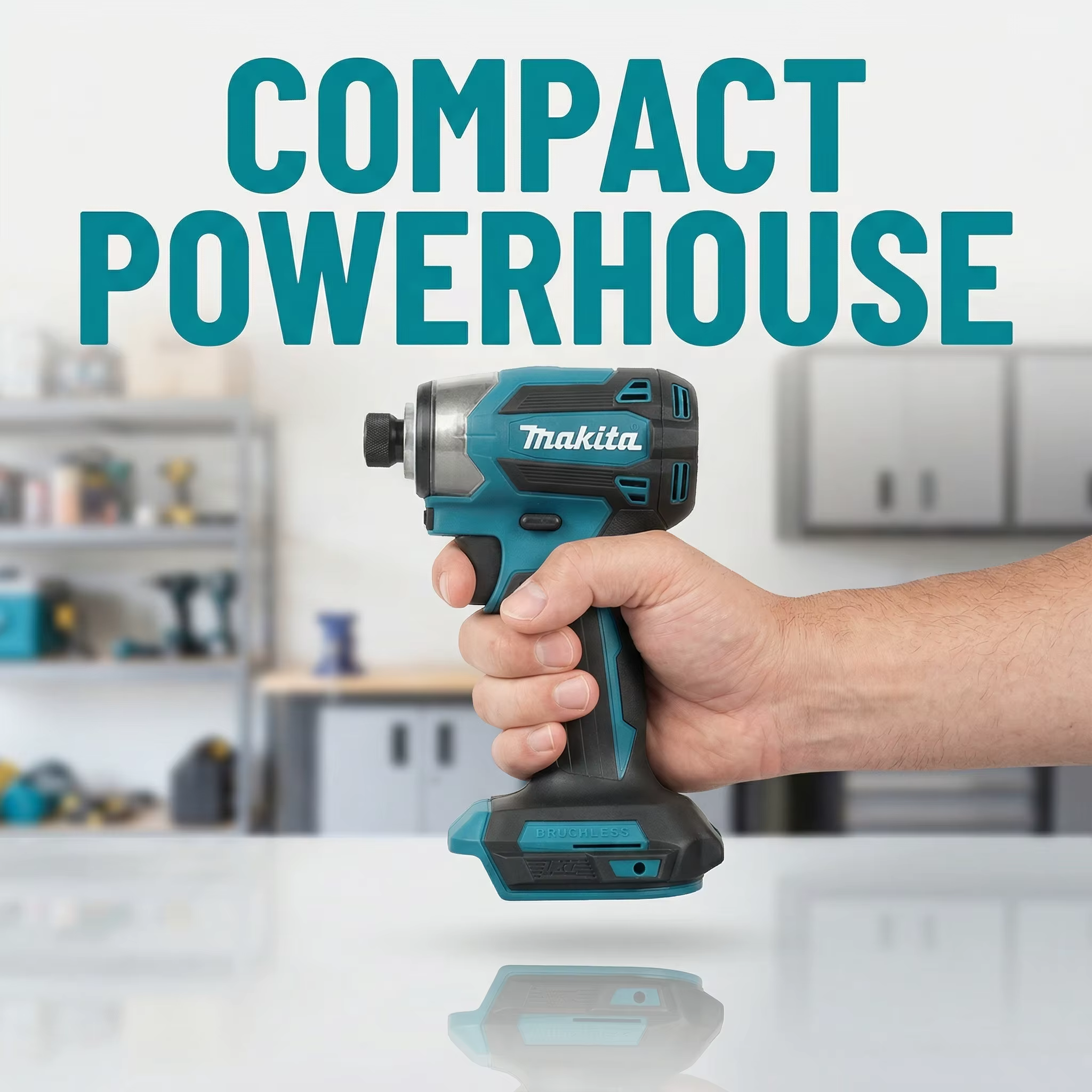 Makita DTD173 Perceuse électrique sans fil 18V sans balais, outil électrique multifonction pour la maison, sans batterie