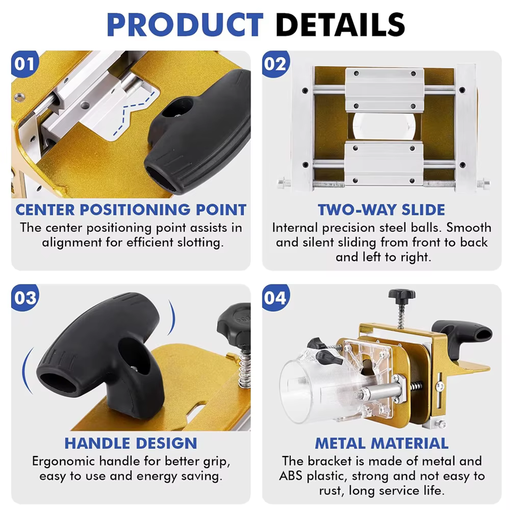 Gabarit de mortaisage pour Machine de découpage de 65mm
