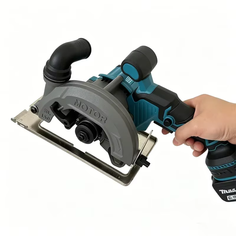 Scie circulaire sans fil Makita 150 mm, lame sans balais, scie électrique portable, coupe bois et métal, pour la construction et la maison, batterie 18 V