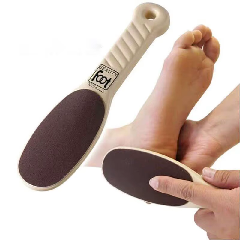 Planche de ponçage et de raclage double face pour les pieds, élimine les peaux mortes, les callosités, brosse à kératine, racloir à talons, lime à pieds