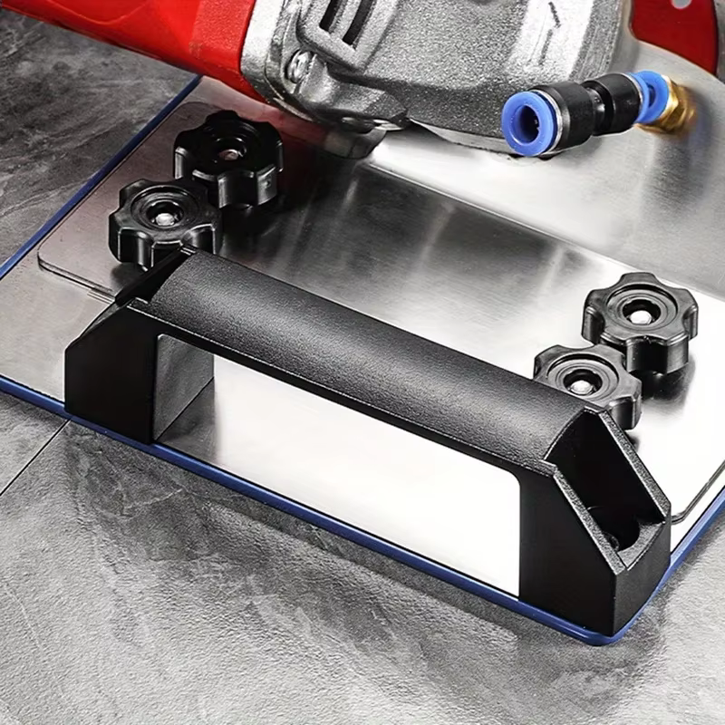 Support pour meuleuse d'angle pour carreaux, outil de chanfreinage à 45 degrés pour la découpe de carreaux, céramiques et pierres, avec support de chanfreinage