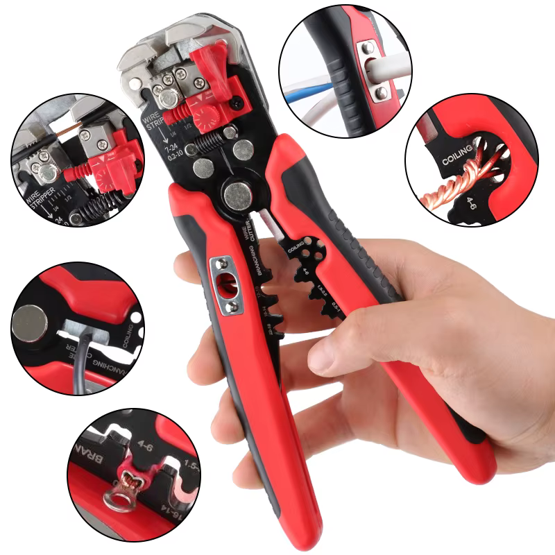 Outils de dénudage de fil pince multi-outils YES-1R automatique 5 en 1 coupe-dénudage sertissage câble fil électricien