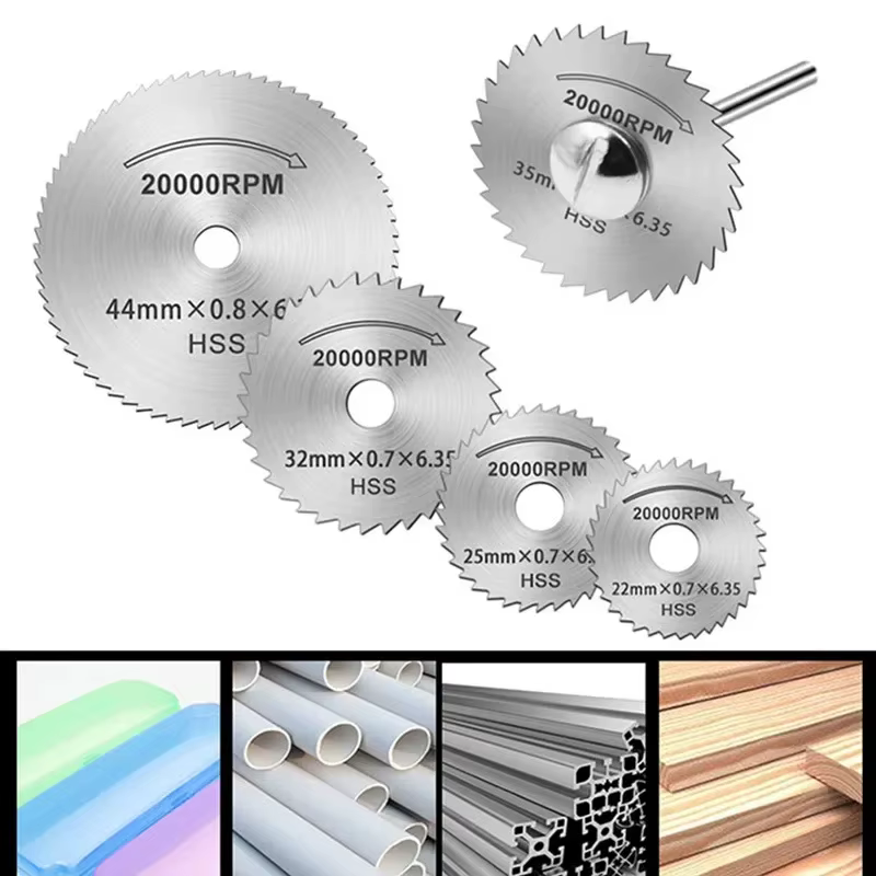 Ensemble de disques de découpe diamantés pour le ponçage du bois et du métal