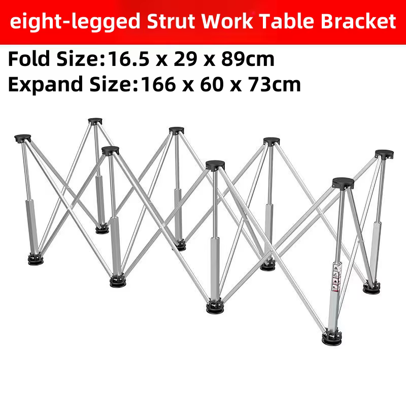 ALLSOME Table de travail de jambe de force en alliage d'aluminium