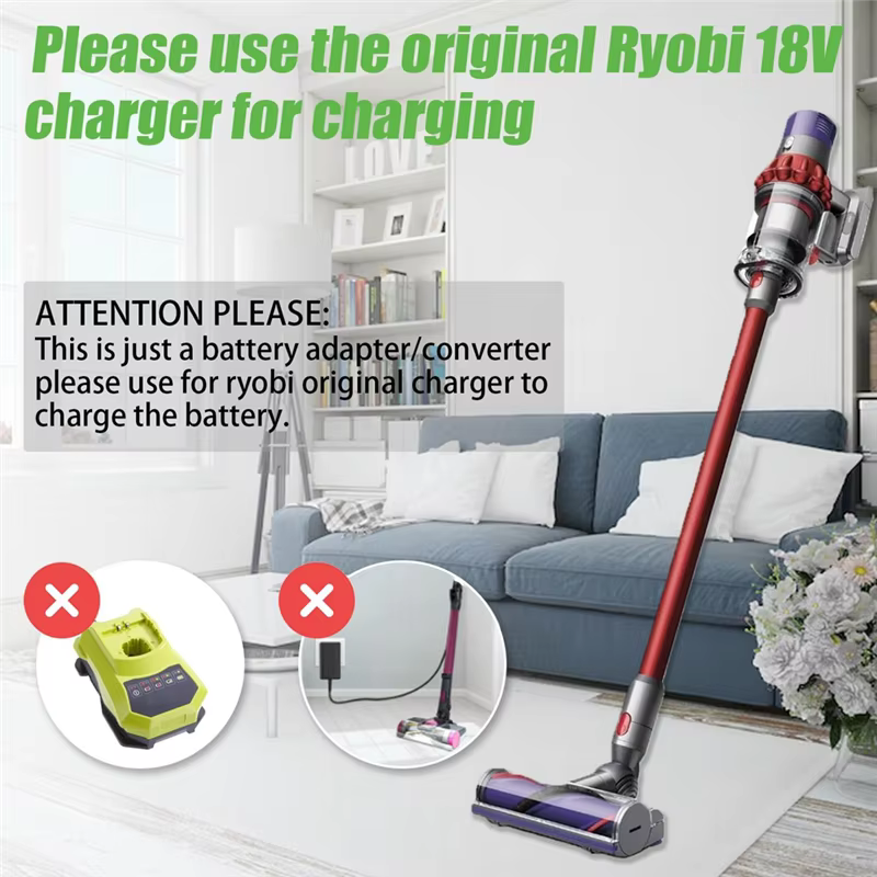 Adaptateur RYO18V10 pour Ryobi 18V ONE +