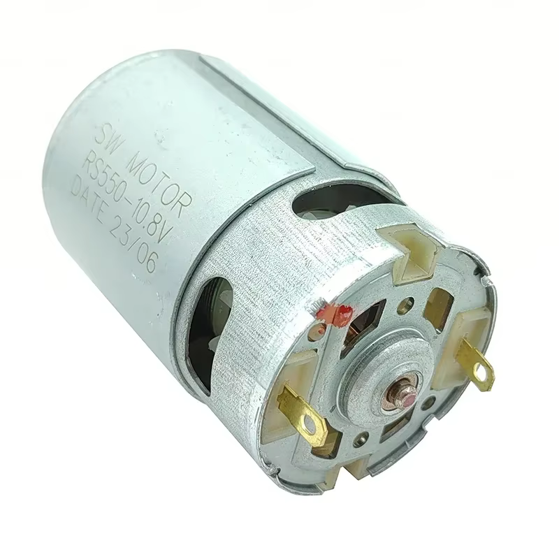 Moteur RS-550 9 dents/12 dents DC 10.8V 12V 14.4V 16.8V 18V 21V 25V haute vitesse grand couple pour perceuse à main électrique outil de jardin
