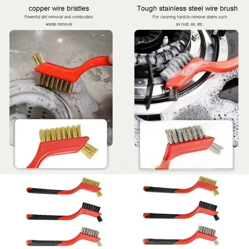 Jeu de brosses métalliques