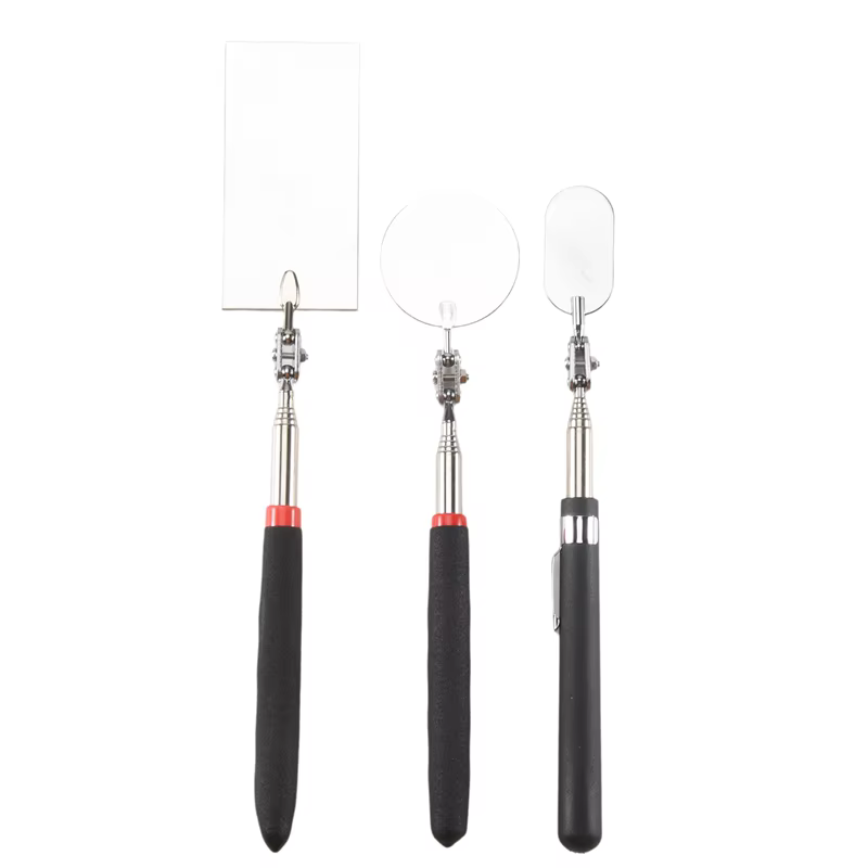 3 pièces miroir d'inspection télescopique
