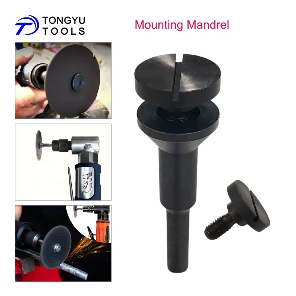 Adaptateur de montage de mandrin avec tige de 1/4 pouce et trou