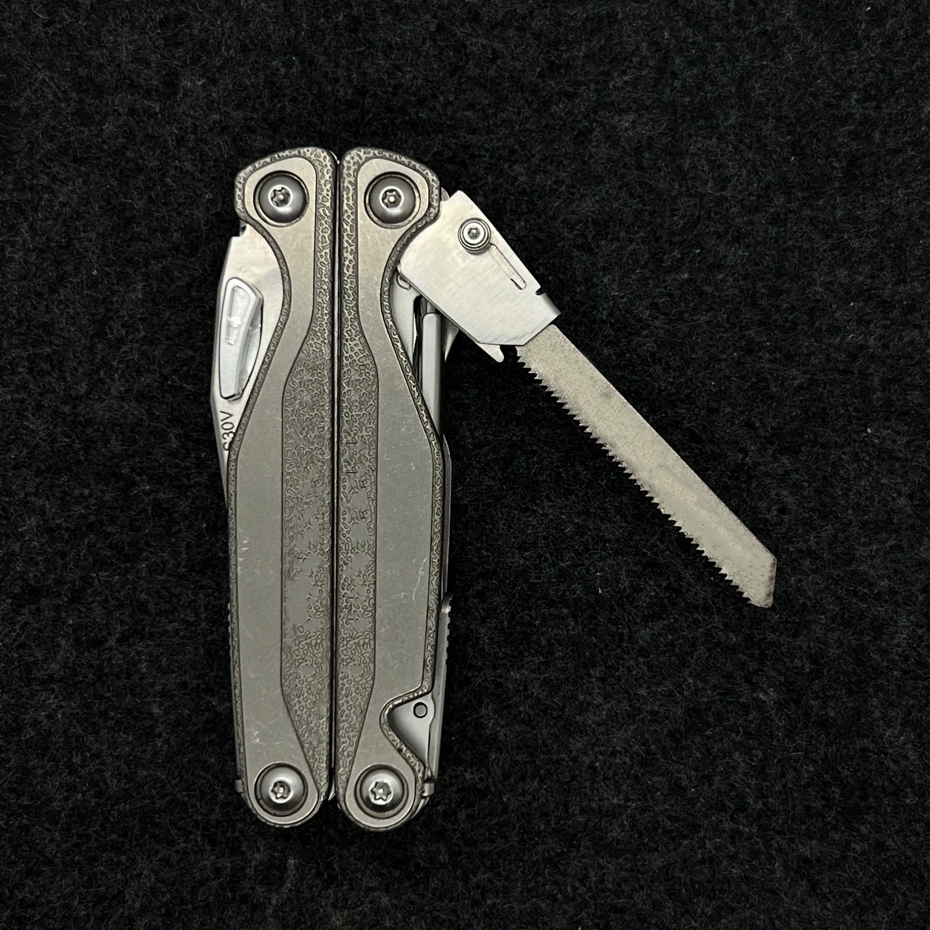 Support de scie à tige en T en acier inoxydable avec poignée pour Leatherman Charge TTI Wave Signal