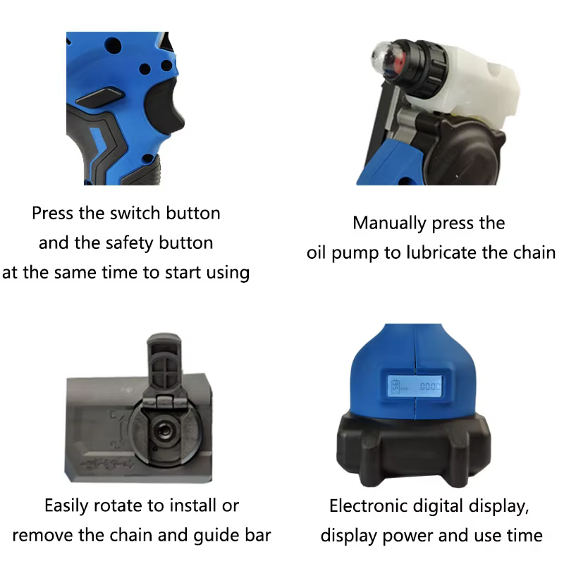 Tronçonneuse électrique portable de 6 pouces de conception nouvelle