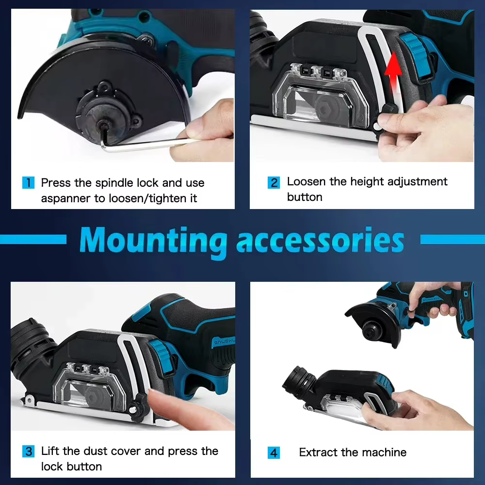Makita – Mini meuleuse d'angle sans balais de 3 pouces