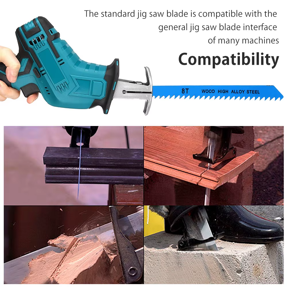14 pièces/ensemble lames de scie sauteuse à tige en U assortiment de gabarits pour bois métal plastique coupe acier