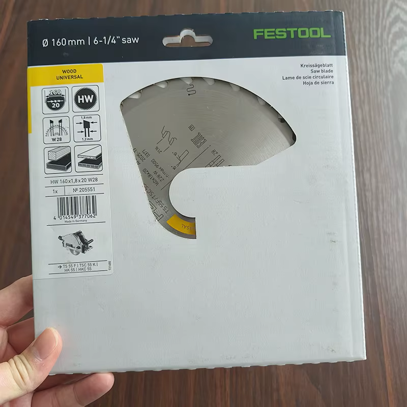 FESTOOL 205551 Lame de scie circulaire 160x1,8x20mm W28 pour TS 55F/TSC 55K/HK(C)55 coupe universelle du bois