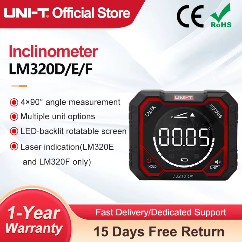 T compteur d'angle LM320F LM320D niveau électronique inclinomètre magnétique rapporteur numérique LM320C détecteur