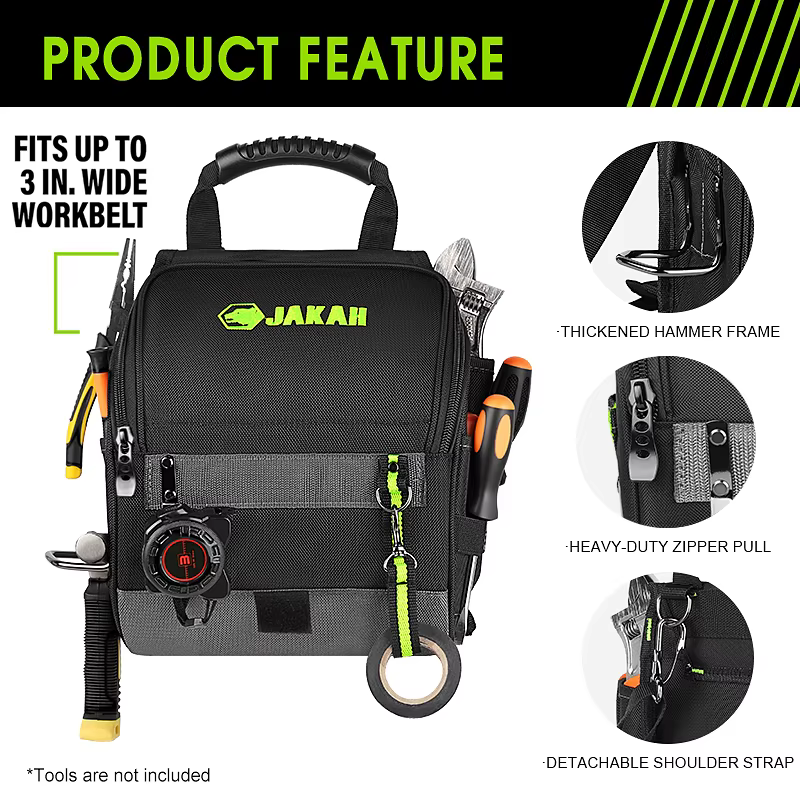Pochette à outils pour électriciens professionnels JAKAH