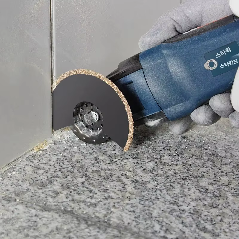 Bosch Starlock lame de scie oscillante ACZ 85 RT3 coulis en carbure + lames abrasives pour panneau de ciment accessoires de rénovation de béton